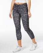 Nike Power Essential Printed Cropped Compression Leggings