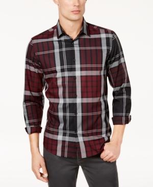 Alfani Men's Conway Plaid Shirt, Created For Macy's