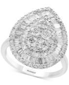 Classique By Effy Diamond Teardrop Ring (1-5/8 Ct. T.w.) In 14k White Gold