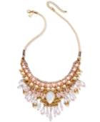 Catherine Stein For Inc International Concepts Gold-tone Imitation Pearl Multi-stone Statement Necklace, Only At Macy's