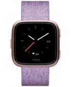 Fitbit Versa Special Edition Lavender Woven Band Smart Watch 39mm