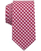 Bar Iii Men's Troy Checked Skinny Tie, Created For Macy's