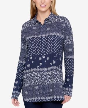 Tommy Hilfiger Cold-shoulder Shirt, Created For Macy's