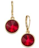 Charter Club Bezel-set Crystal Earrings, Only At Macy's