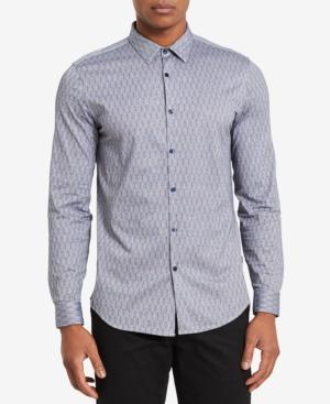 Calvin Klein Men's Stripe Jacquard Shirt
