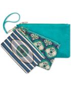 Inc International Concepts Faux-leather Printed Pouches, Only At Macy's