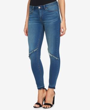 1.state Frayed-detail Skinny Jeans