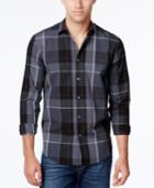 Alfani Men's Big And Tall Plaid Shirt, Classic Fit