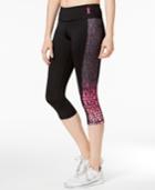 Ideology Breast Cancer Research Foundation Cropped Leggings, Created For Macy's