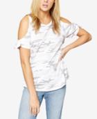 Sanctuary Lou-lou Cotton Tie-sleeve T-shirt