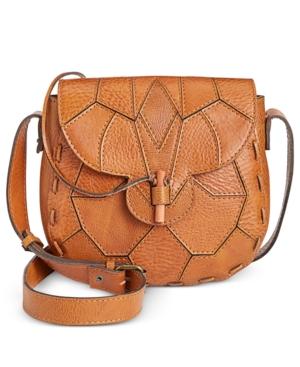 Patricia Nash Golden Patchwork Arco Flap Bag