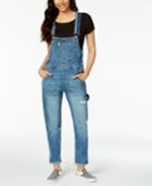 M1858 Harley Ripped Cuffed Denim Overalls