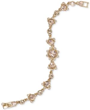 Givenchy Rose Gold-tone Crystal Flex Bracelet