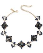 I.n.c Gold-tone Stone & Lace Collar Necklace, 16 + 3 Extender, Created For Macy's