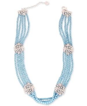 Apatite Beaded Choker Necklace (120-1/2 Ct. T.w.) In Sterling Silver