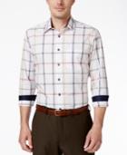 Tasso Elba Men's Check Long-sleeve Shirt, Classic Fit