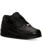Nike Men's Air Max 90 Leather Running Sneakers From Finish Line