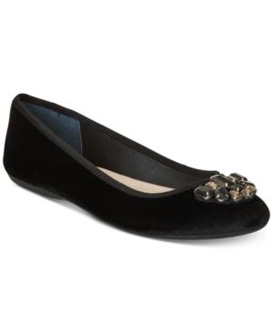 Alfani Step 'n Flex Aleasha Velvet Ballet Flats, Created For Macy's Women's Shoes