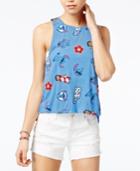 Disney Juniors' Stitch Graphic Muscle Tank