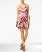 Jessica Simpson Nicola Printed Halter Fit & Flare Dress