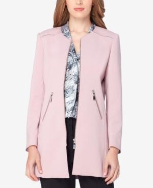 Tahari Asl Petite Zip-pocket Topper Jacket