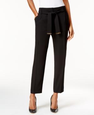 Calvin Klein Straight-leg Hardware-detail Pants