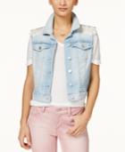 Jessica Simpson Juniors' Pixie Catania Wash Denim Vest