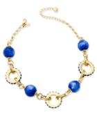 Kate Spade New York Gold-tone Blue Statement Necklace