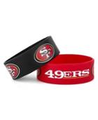 Aminco San Francisco 49ers Wide Bracelet 2-pack