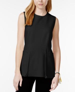 Rachel Rachel Roy Sleeveless Oversized-pocket Top