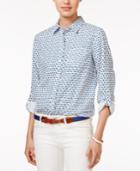 Tommy Hilfiger Floral-print Shirt, Only At Macy's