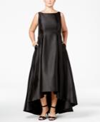 Adrianna Papell Plus Size High-low Ball Gown
