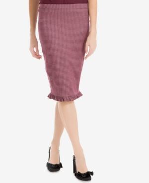 Max Studio London Ruffled-hem Pencil Skirt