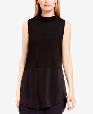Two By Vince Camuto Mixed-media Tunic Top