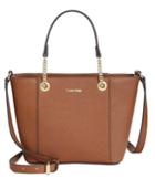 Calvin Klein Saffiano Leather Satchel Mini Bag