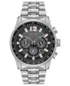 Citizen Eco-drive Men's Chronograph Nighthawk Stainless Steel Bracelet Watch 43mm