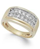 Men's Diamond Ring In 10k Gold (1 Ct. T.w.)