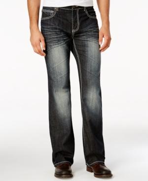 Inc International Concepts Men's Wagner Relaxed-fit Dark Blue Wash Jeans, Only At Macy's