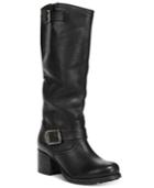Frye Vera Slouch Block-heel Tall Boots Women's Shoes