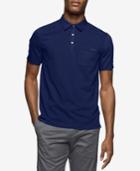 Calvin Klein Men's Soft Touch, Classic-fit Textured Logo Polo