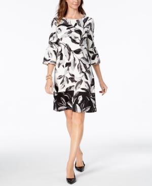 Alfani Lantern-sleeve Shift Dress, Created For Macy's