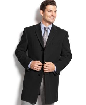 Tommy Hilfiger Cashmere-blend Trim-fit Over Coat