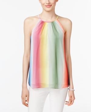 Inc International Concepts Printed Halter Top, Created For Macy's