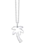 Unwritten Palm Tree 18 Pendant Necklace In Sterling Silver