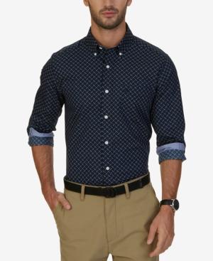 Nautica Men's Classic-fit Cross-dot Shirt
