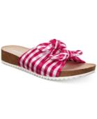 Anne Klein Quilt Platform Slip-on Sandals