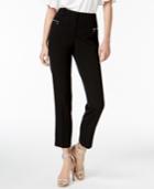 Calvin Klein Zipper-trim Straight-leg Pants