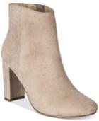 Material Girl Cambrie Block-heel Booties, Created For Macy's Women's Shoes