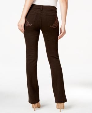 Nydj Billie Bootcut Mahogany Wash Jeans