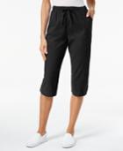 Karen Scott Drawstring Capri Pants, Created For Macy's